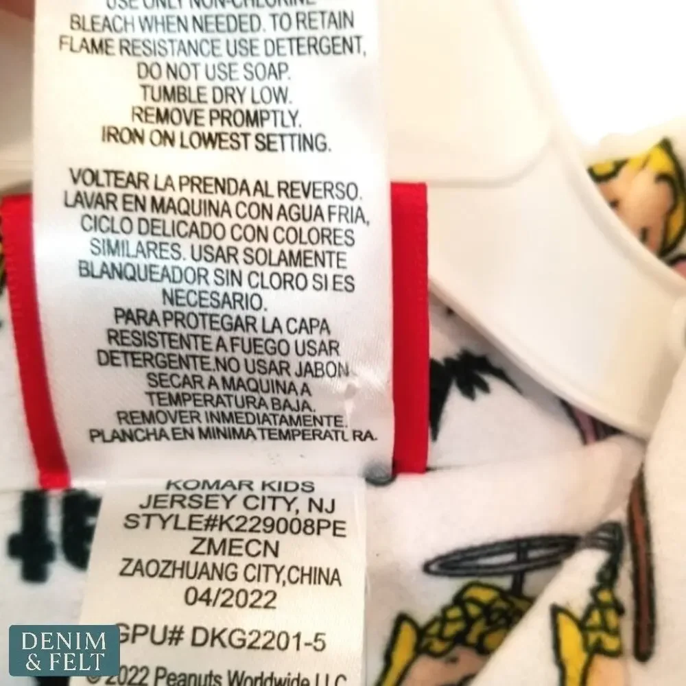 NEW Peanuts Snoopy Halloween Button Up Pajama Set Kids 4T Trick Or Treat Print‎